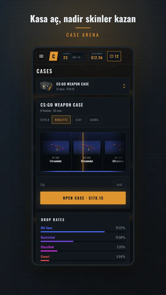 Case Arena ekran görüntüsü 1